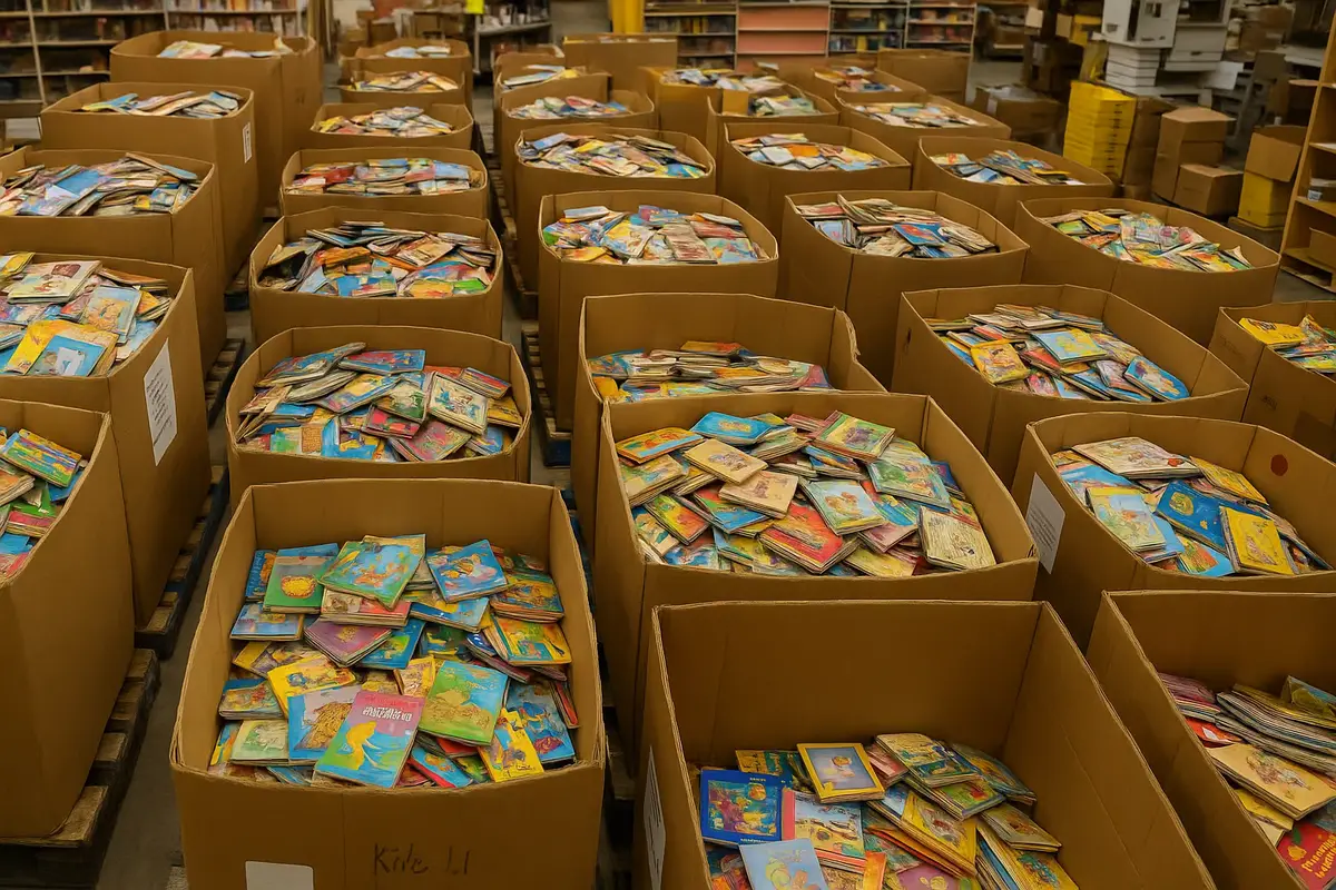 Gaylord Boxes of Books