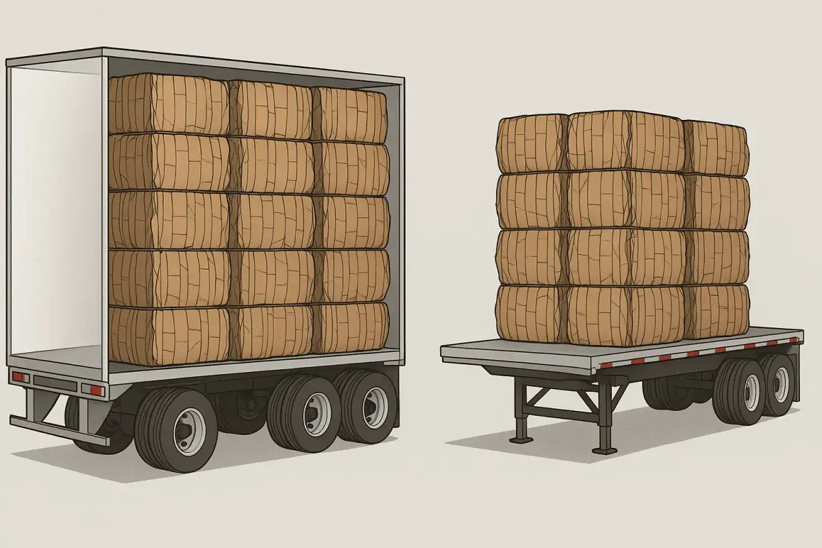 Maximizing Cardboard Bale Loading on Semi-Trailers and Flatbeds
