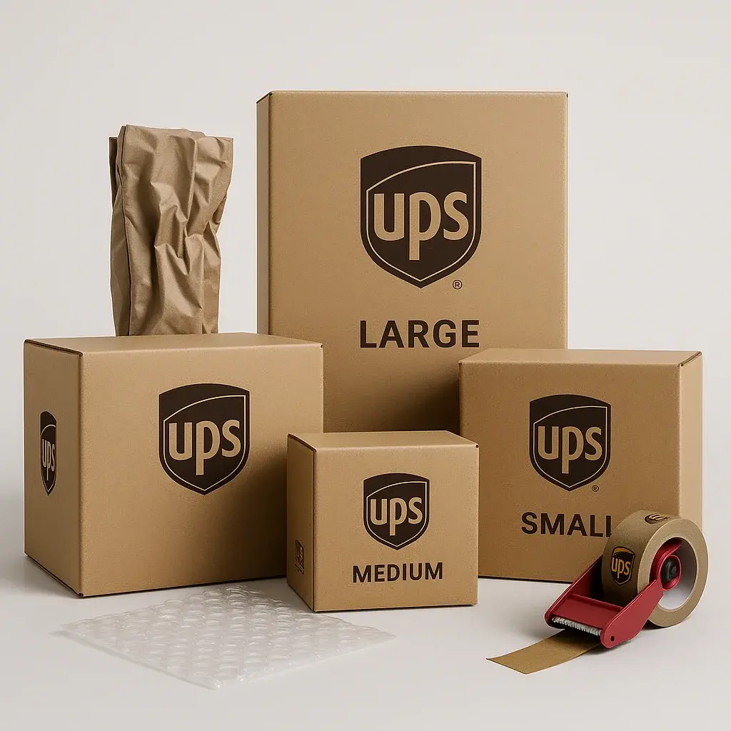 UPS Shipping Boxes: Availability, Provision, and Purchase Options