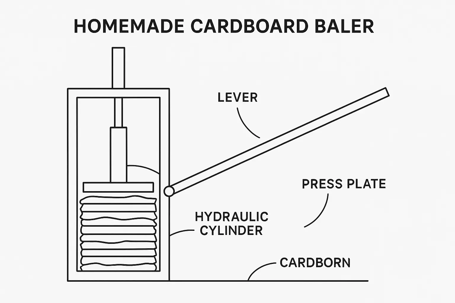 Comprehensive Guide to Building a Homemade Cardboard Baler