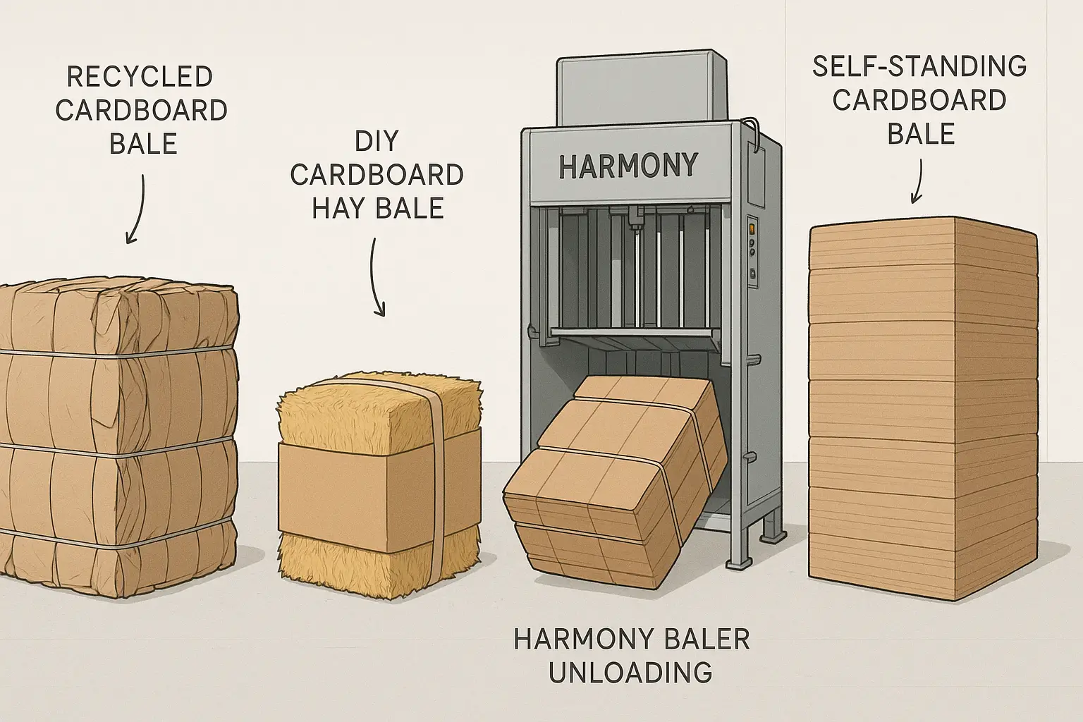 Cardboard Bales: Recycling, Crafting, and Handling Techniques