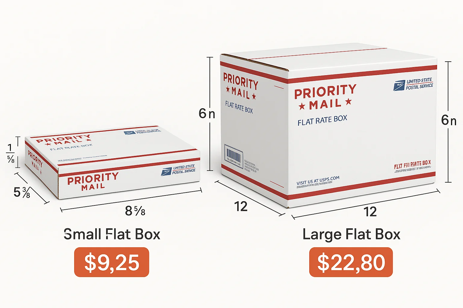 USPS Priority Mail Flat Rate Boxes: Costs, Sizes, and Usage Guide