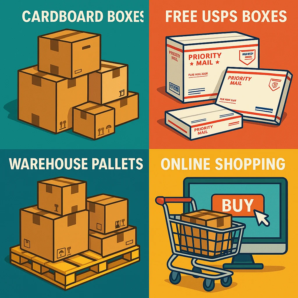 Where to Buy Cheap Shipping Boxes